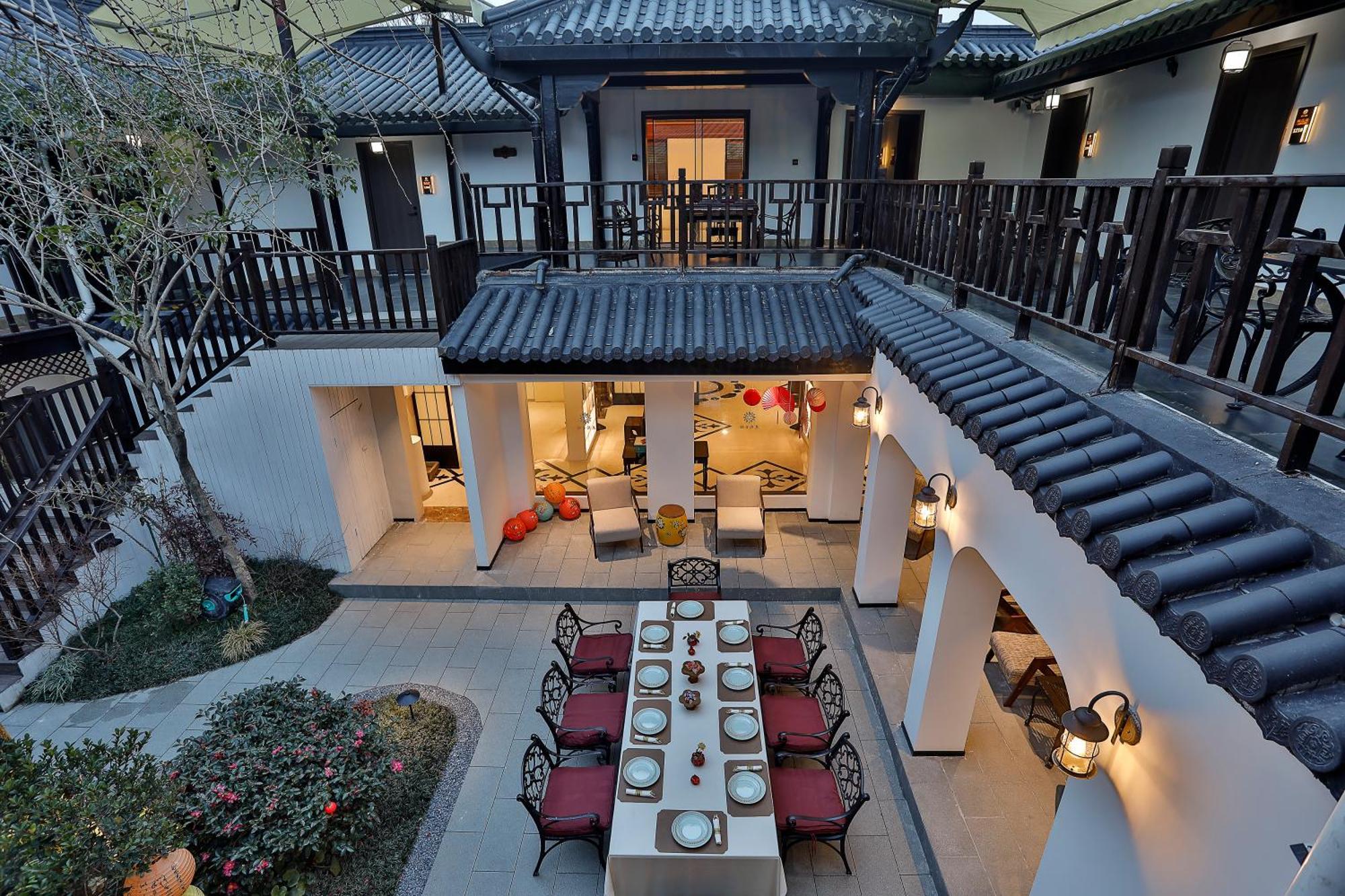 Yurong West Lake Cottage Resort Hotel Hangzhou Exterior foto
